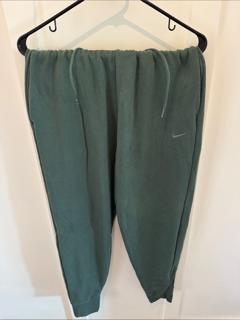 Nike Kids Dark Green Fleece Joggers